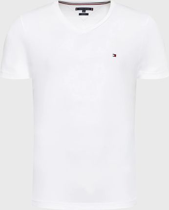 Tommy Hilfiger T-Shirt Core Stretch MW0MW27540 Biały Slim Fit XL