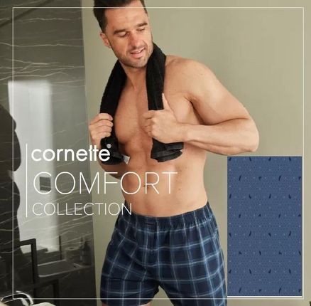 Bokserki Cornette Comfort CM-008/260 3XL (46) niebieski
