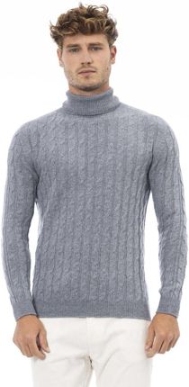 Swetry marki Alpha Studio model AU113G kolor Niebieski. Odzież męska. Sezon:
