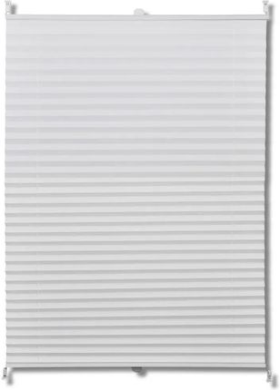 Zakito Home Plisowana Biała Roleta 50x125cm