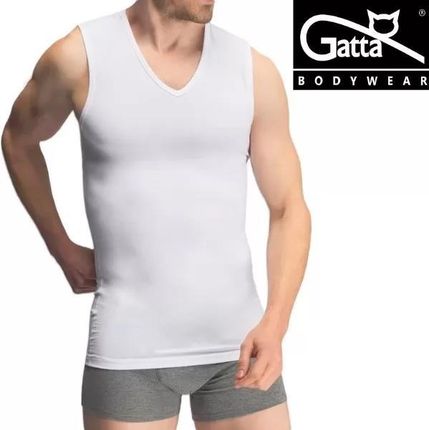 Koszulka Gatta Between V Seamless Cotton L (40) czarny