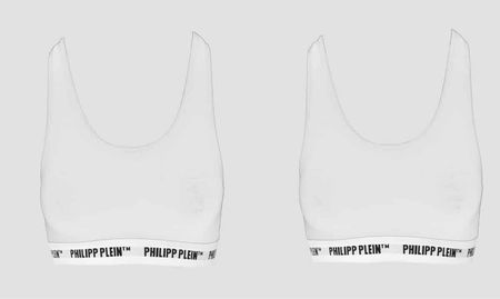 Top marki Philipp Plein model DUPT_BI-PACK kolor Biały. Bielizna damski. Sezon: Cały rok