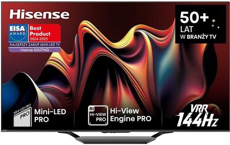 Telewizor Mini LED Hisense 65U7NQ 65 cali 4K UHD