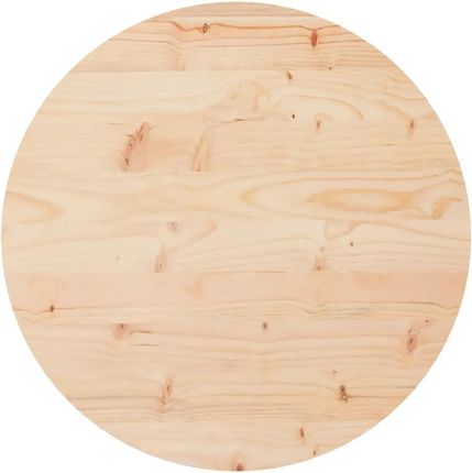 Zakito Europe Blat Sosnowy Lite Drewno 50x3cm Okrągły Naturalny (ZE833661)