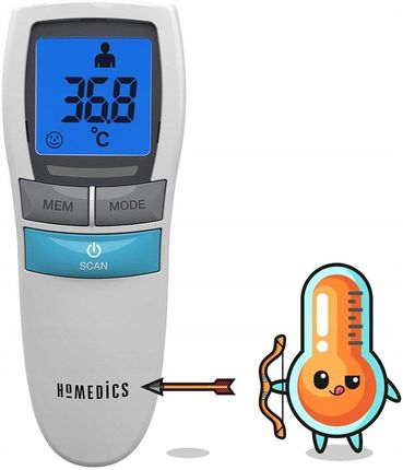 HoMedics Bezdotykowy Termometr Na Podczerwień (TE200EEU)