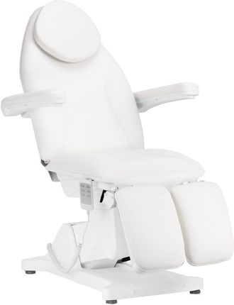 Sillon Fotel Kosmetyczny Elektryczny Basic Pedi 3 Siln. Biały