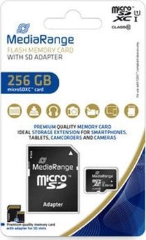 Mediarange Karta Microsdxc 256 Gb Class 10 Uhsi/U1 (MR946)