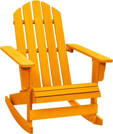 Zakito Fotel Bujany Drewniany Adirondack 70X91,5X92cm Pomarańczowy Z315888