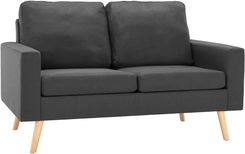 Zakito Europe Sofa 2-Osobowa Ciemnoszara 130x76x82,5cm (ZE288704)