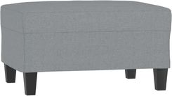 Zakito Europe Taboret Podnóżek Jasnoszary 70x55x41cm (ZE349347)