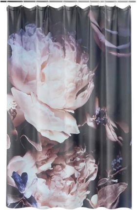 Goodhome Zasłonka prysznicowa Remora 180x200 cm kwiaty