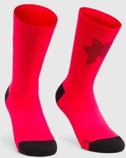 Assos Skarpetki Rowerowe Speed Club Socks 2024 Lunar Red