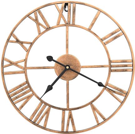 Zakito Home Zegar Ścienny Metalowy Złoty 40Cm (Zh283860)