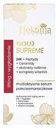 Efektima Gold Supreme Multiaktywne serum przeciwzmarszczkowe - Lifting i Wygładzenie 30 ml