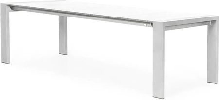 Homms Stół Ogrodowy Rozkładany Aluminiowy Rialto 217cm Biały