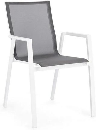 Homms Krzesło Ogrodowe Krion Jx11 Białe Textilene 663336