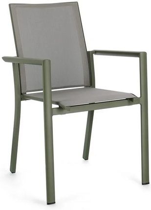 Homms Krzesło Ogrodowe Konnor Zielone Textilene 663305