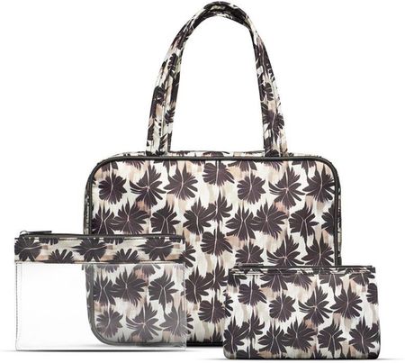 Dk-E Gillian Jones - 3-piece cosmetic bag set - Palm print