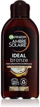 Garnier Ambre Solaire Ideal Bronze Pielęgnacyjny Olejek Do Opalania Spf 2 200ml