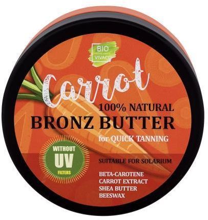 Vivaco Bio Carrot Bronz Butter Marchwiowe Masło Z Beta-Karotenem O Działaniu Wspomagającym Opaleniznę 150ml
