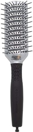 Olivia Garden Essential Style Tunnel Nylon Bristle Silver Brush Szczotka Tunelowa Do Modelowania Włosów