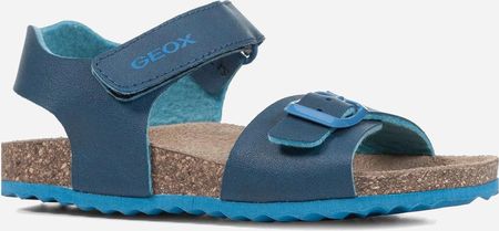 Geox Sandały chłopięce J028LB000BC-C4504 Niebieskie