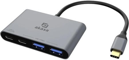 Akasa Hub Usb UsbC Na 2X TypC + TypA 3.2 (AKCBCA3118BK)