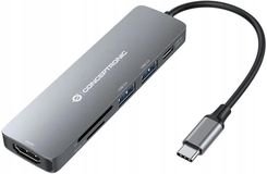 Conceptronic USB 3.2 Gen 1 (3.1 1) TypeC 5000 Mbit/s Szary (DONN11G)