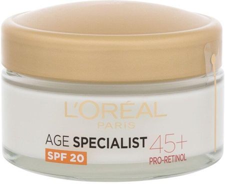 Krem L’Oréal Paris Age Specialist 45+ Na Dzień Dla Skóry Dojrzałej Spf 20 50ml