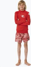 Zdjęcie Rip Curl Longsleeve Do Pływania Dziecięcy Lycra Brand Wave Upf Red - Piekary Śląskie