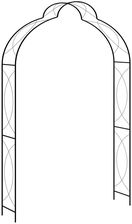 Zakito Pergola Ogrodowa 150X34X240cm Czarna Z47095