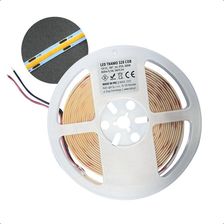 Taśma Led TRAMO 320 COB efekt płynnego świecenia IP20 10W/1000lm/1m RA90 biała zimna 5m KBCOB320NZB Kobi