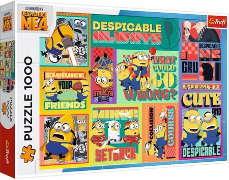 Trefl Puzzle 1000el. Gru i Minionki: Pod przykrywką 10820