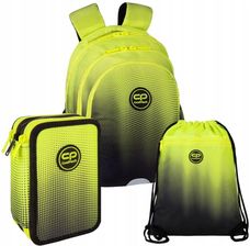 Coolpack Zestaw Gradient Lemon Plecak Jerry Worek Vert Piórnik Z Wyposażeniem Jumper 3