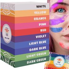 Zdjęcie Kolorowy Proszek Holi Powder Festiwal Zestaw 10szt Kolorów 10x100g - Będzin