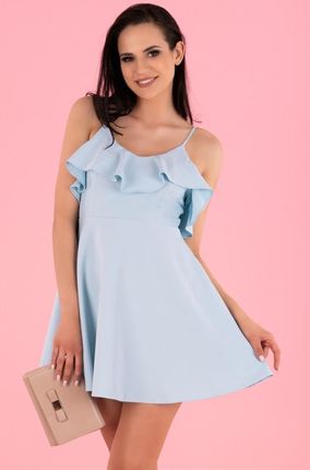 Sukienka Cooreo Blue D63 rozmiar - XL NIEBIESKI