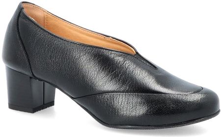 Półbuty damskie ze skóry - TANEX 4032-4512 CZARNE