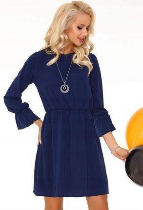 Sukienka Aniali Dark Blue 85306 rozmiar - L GRANATOWY