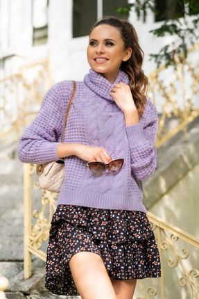 Sweter Sevenel Lilac Lilac ONE SIZE