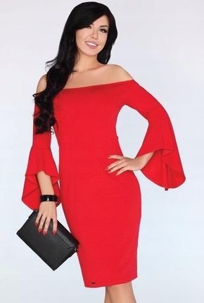 Sukienka Yolandena Red 1734 rozmiar - S CZERWONY