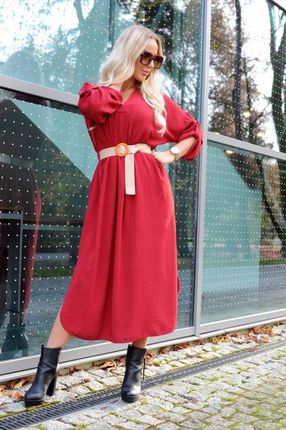 Sukienka Patrashia Red rozmiar - ONE SIZE RED