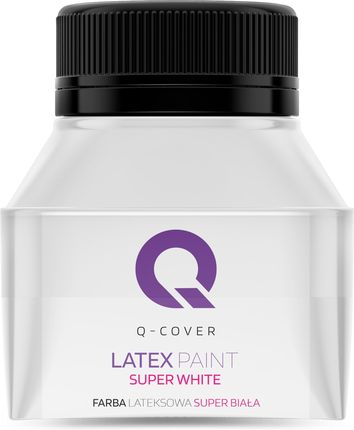 Q-Cover Próbka Farby Lateksowej Śnieżna Biel 200ml