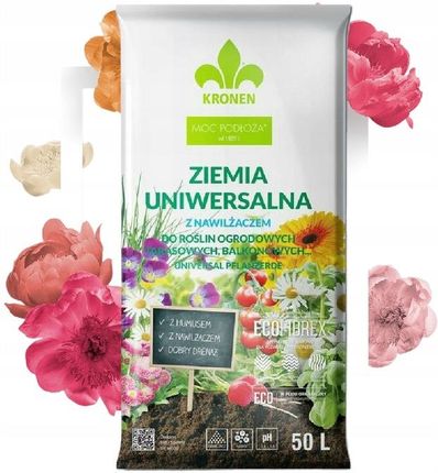 Floro-Hum Podłoże Ziemia Do Kwiatów Warzyw Ziół Iglaków Laurowiśni 50l Z Nawozem