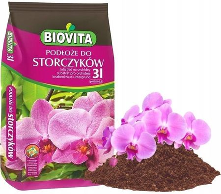 Wokas Ziemia Do Storczyków Orchidei Podłoże Z Nawozem 3L