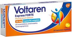 Voltaren Express Forte 25mg 20 kapsułek miękkich - Mięśnie stawy i kości