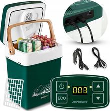 Zdjęcie Berdsen Lodówka Turystyczna Samochodowa 12V 230V Usb 32L Zielona Funkcja Grzania - Cieszyn