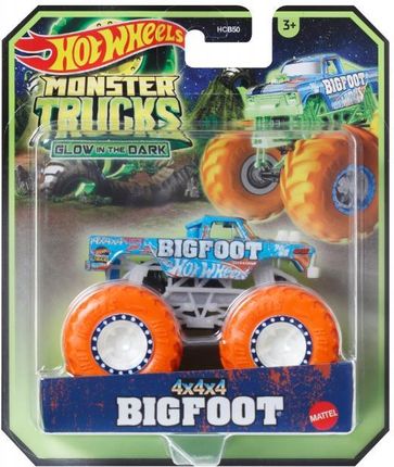 Hot Wheels Monster Trucks Glow 4x4x4 BigFoot HCB50 HWC88