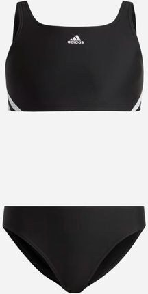 adidas Strój Kąpielowy Dwuczęściowy Młodzieżowy Dla Dziewczynki 3S Bikini Ib6001 152 Czarny