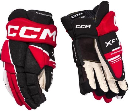 Rękawice Hokejowe Ccm Tacks Xf 80 Black/Red/White Senior 15 Cali