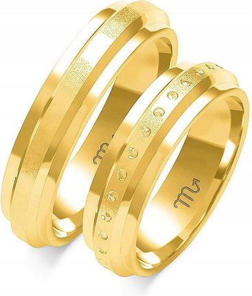 Lovrin Złoto obrączka do ślubu dla pary 585 r 17 18 19 ślubna młodej